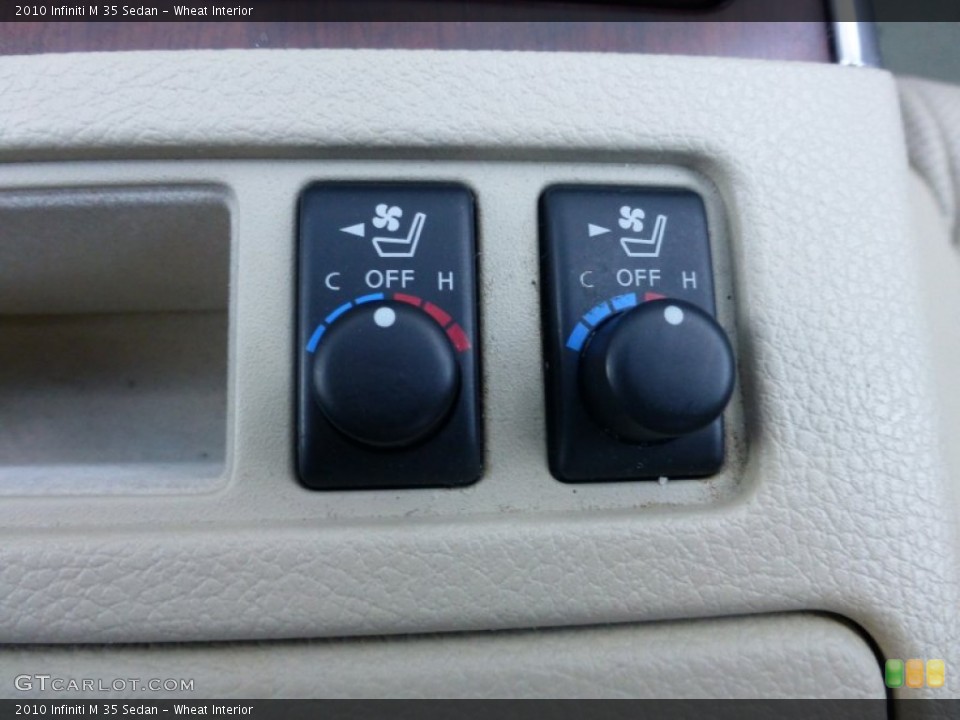 Wheat Interior Controls for the 2010 Infiniti M 35 Sedan #78153570
