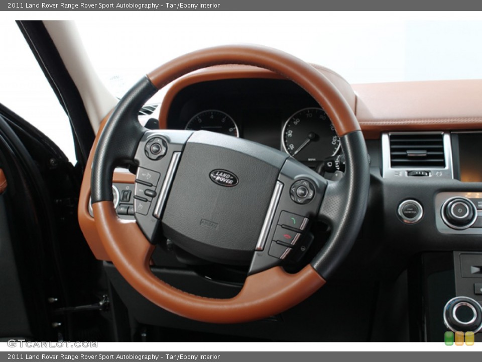 Tan/Ebony Interior Steering Wheel for the 2011 Land Rover Range Rover Sport Autobiography #78153726
