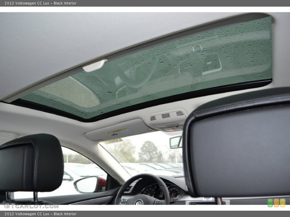 Black Interior Sunroof for the 2013 Volkswagen CC Lux #78153874