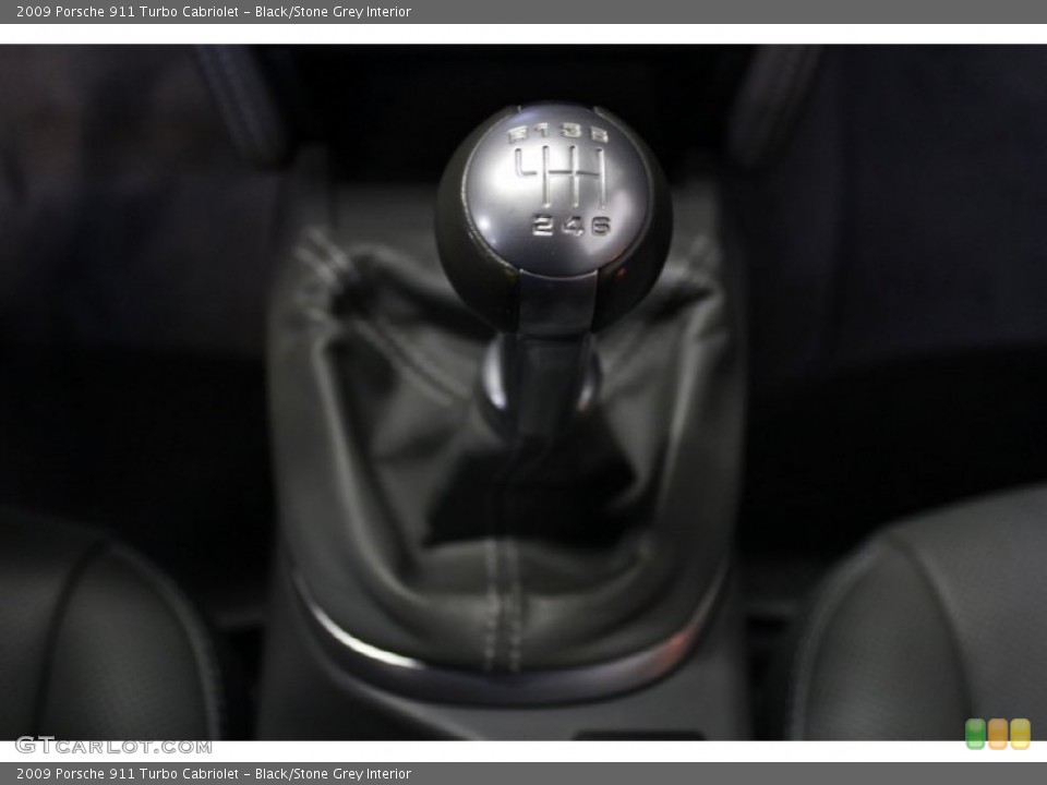 Black/Stone Grey Interior Transmission for the 2009 Porsche 911 Turbo Cabriolet #78156120