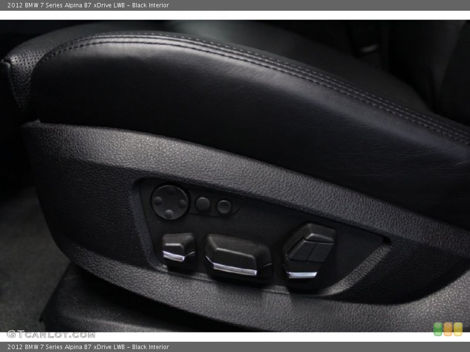 Black Interior Controls for the 2012 BMW 7 Series Alpina B7 xDrive LWB #78156946