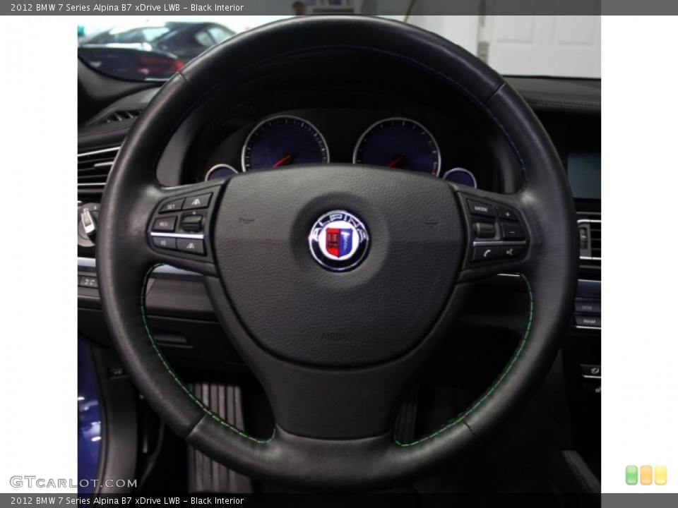 Black Interior Steering Wheel for the 2012 BMW 7 Series Alpina B7 xDrive LWB #78157047