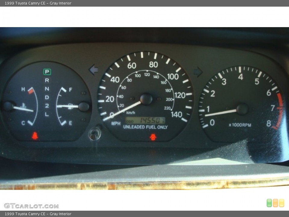 Gray Interior Gauges for the 1999 Toyota Camry CE #78157518