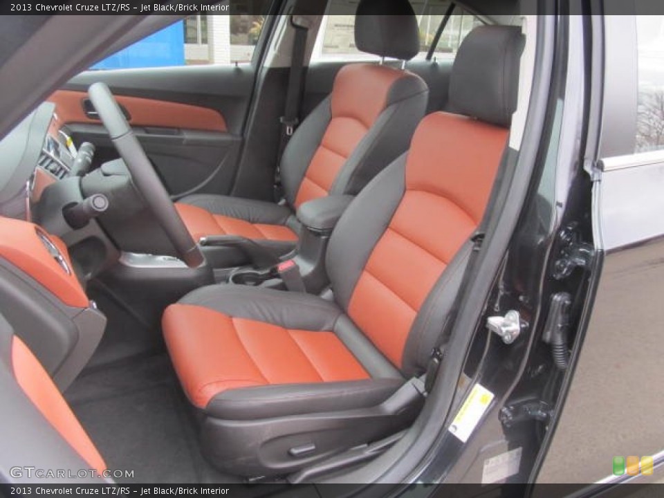 Jet Black/Brick Interior Photo for the 2013 Chevrolet Cruze LTZ/RS #78157994