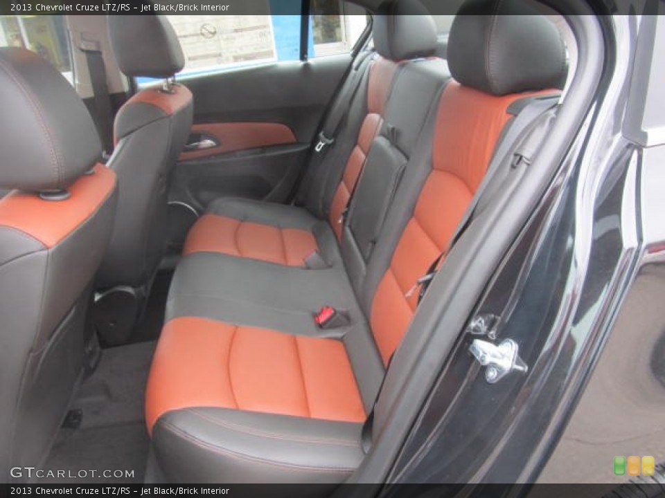 Jet Black/Brick Interior Rear Seat for the 2013 Chevrolet Cruze LTZ/RS #78158007