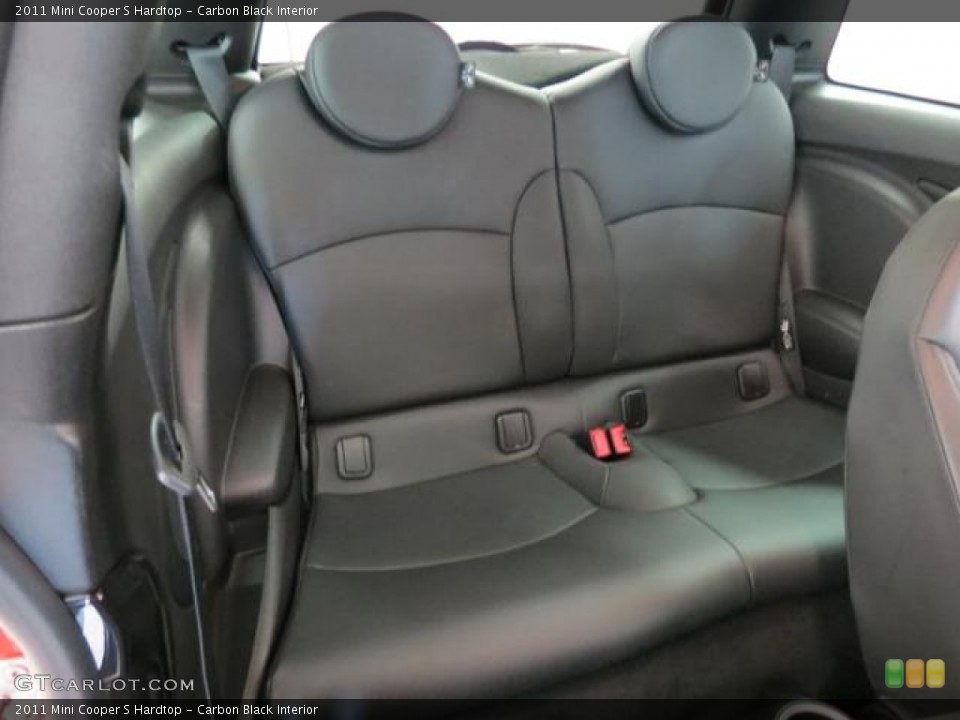 Carbon Black Interior Rear Seat for the 2011 Mini Cooper S Hardtop #78158529