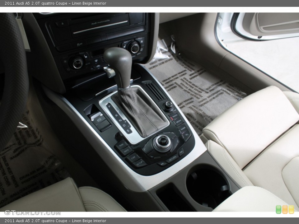 Linen Beige Interior Transmission for the 2011 Audi A5 2.0T quattro Coupe #78158583