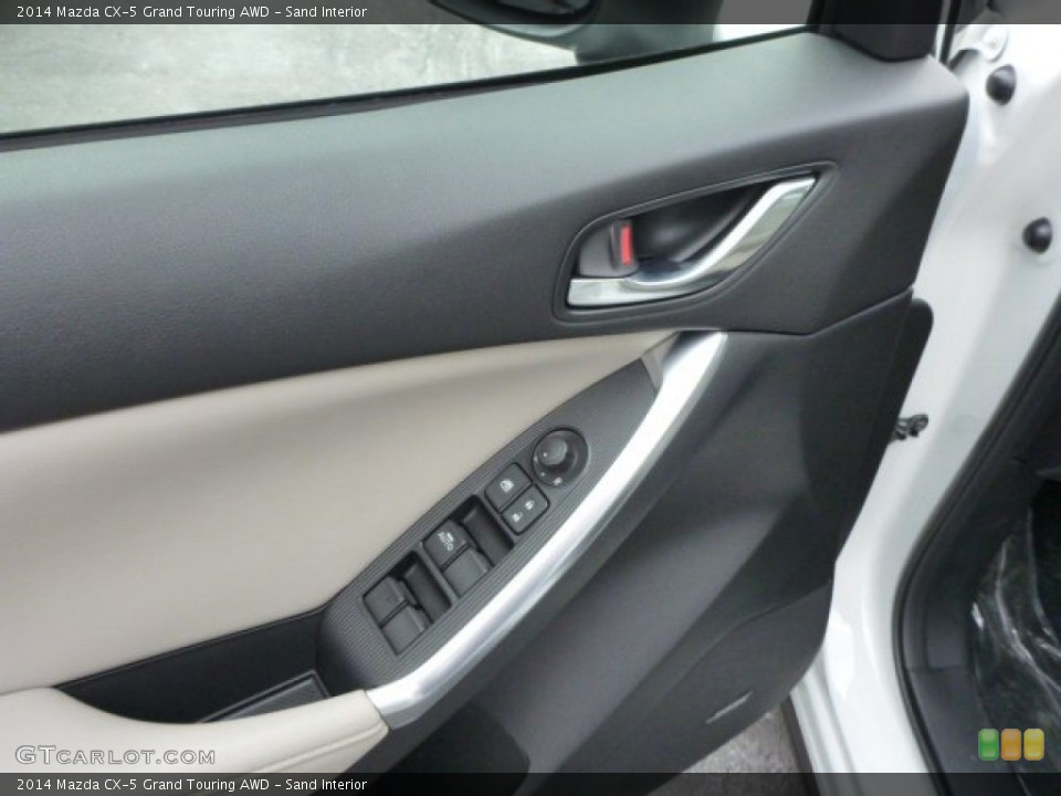 Sand Interior Controls for the 2014 Mazda CX-5 Grand Touring AWD #78158704