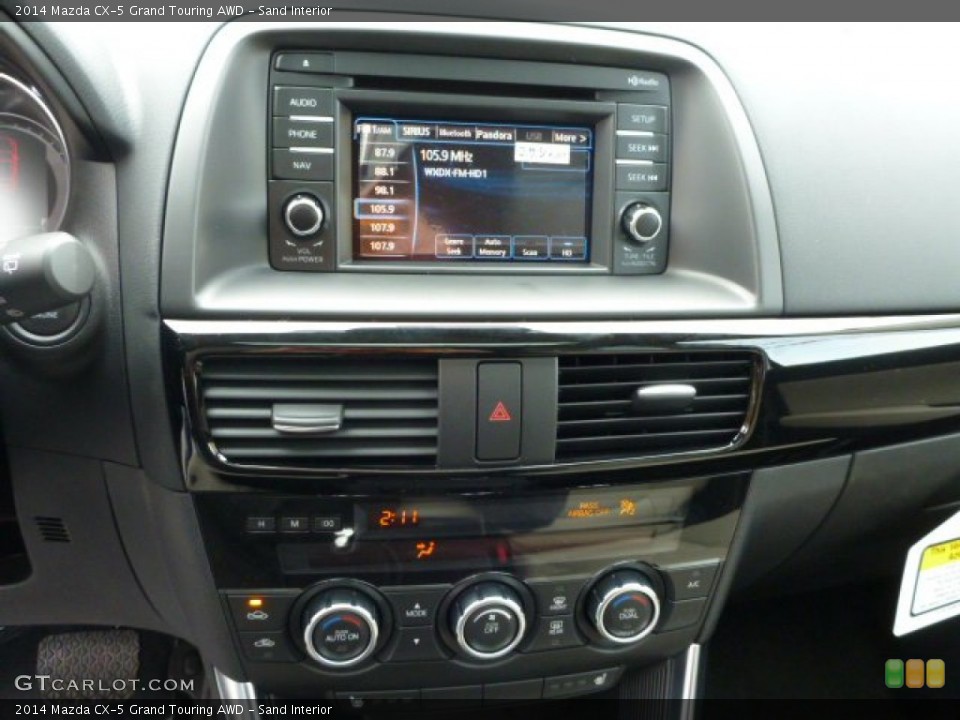 Sand Interior Controls for the 2014 Mazda CX-5 Grand Touring AWD #78158783