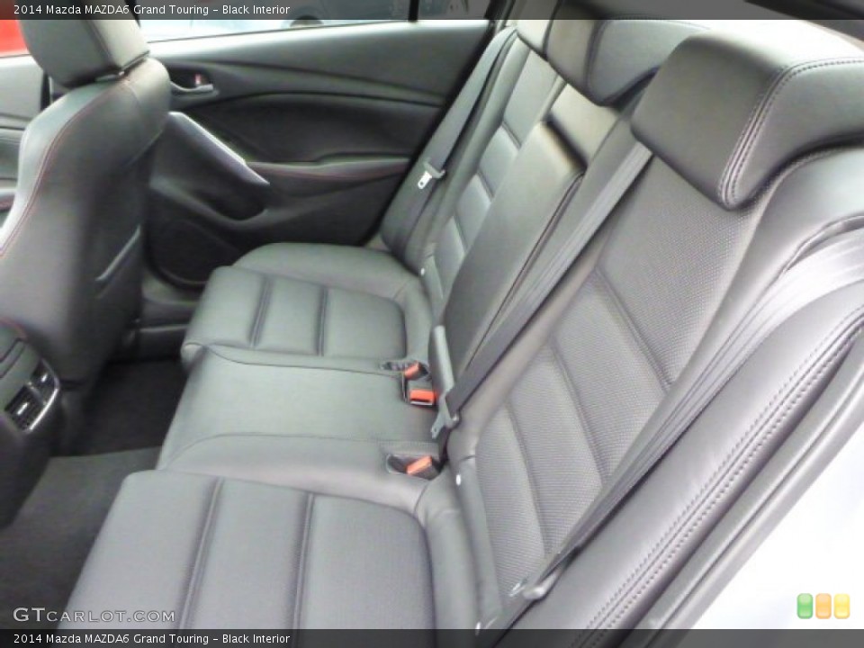 Black Interior Rear Seat for the 2014 Mazda MAZDA6 Grand Touring #78159409
