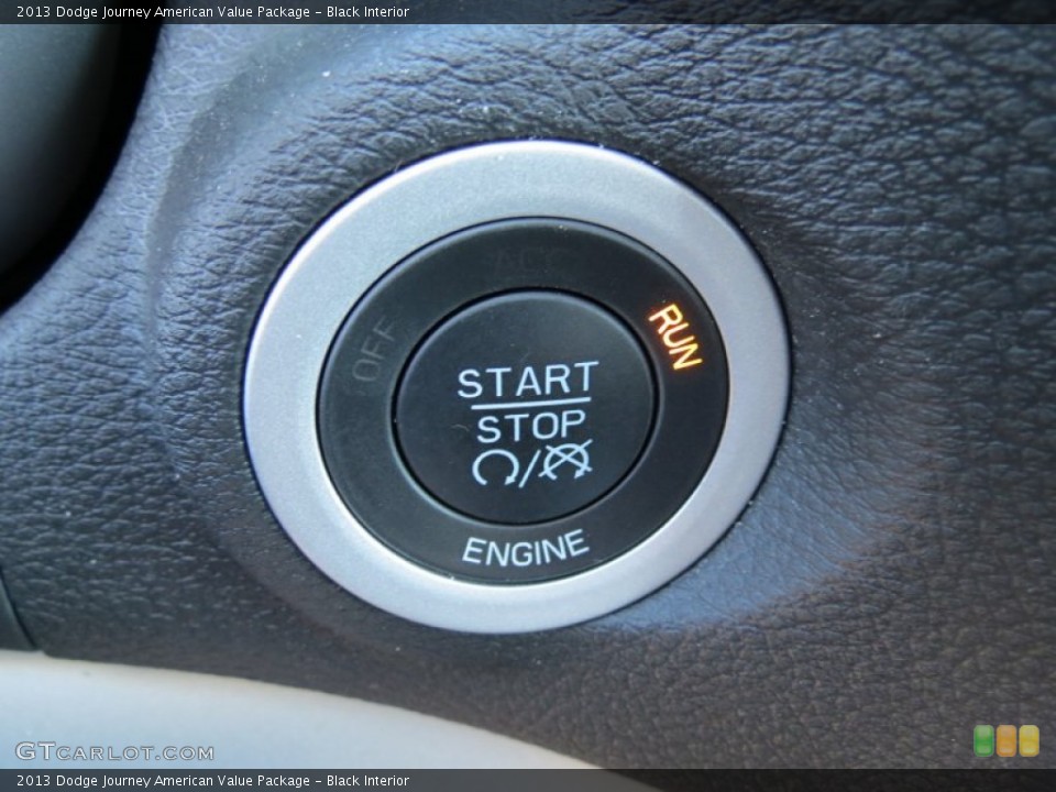 Black Interior Controls for the 2013 Dodge Journey American Value Package #78159435