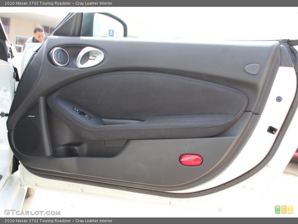 Gray Leather Interior Door Panel for the 2010 Nissan 370Z Touring Roadster #78160086