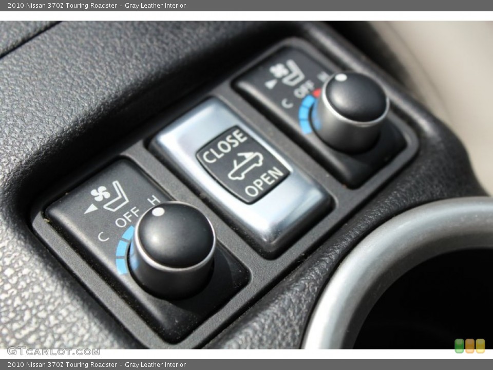 Gray Leather Interior Controls for the 2010 Nissan 370Z Touring Roadster #78160167
