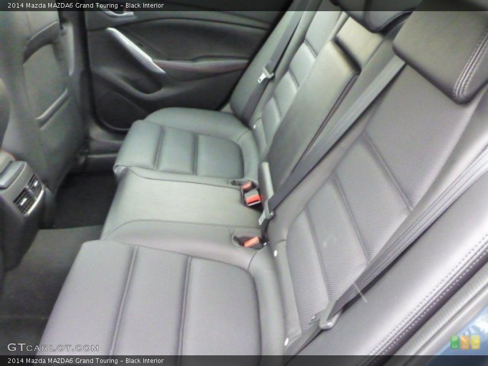 Black Interior Rear Seat for the 2014 Mazda MAZDA6 Grand Touring #78160203