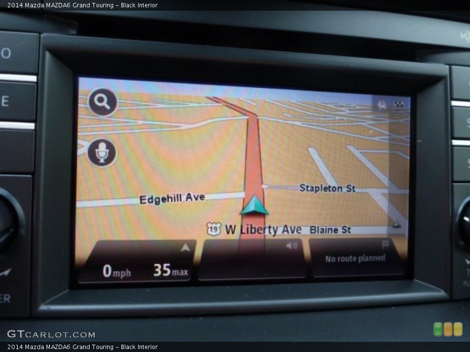 Black Interior Navigation for the 2014 Mazda MAZDA6 Grand Touring #78160315