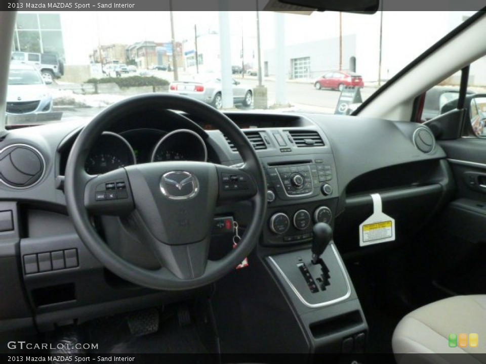 Sand Interior Dashboard for the 2013 Mazda MAZDA5 Sport #78160632
