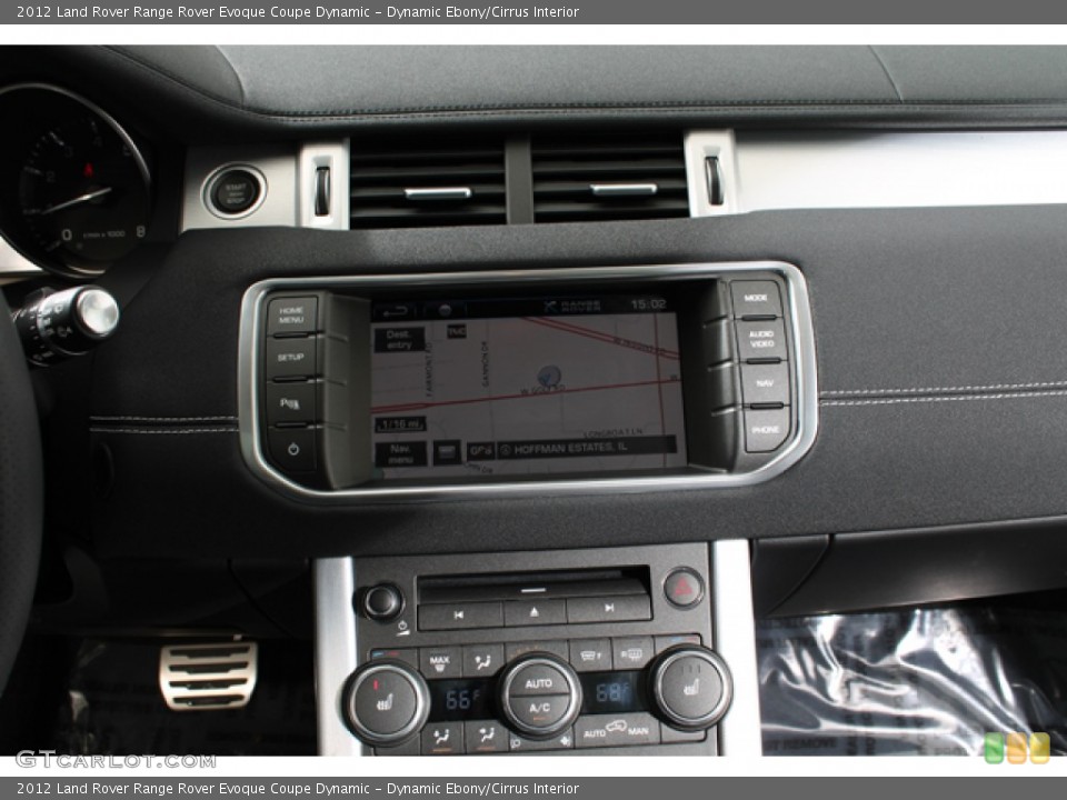 Dynamic Ebony/Cirrus Interior Navigation for the 2012 Land Rover Range Rover Evoque Coupe Dynamic #78161124