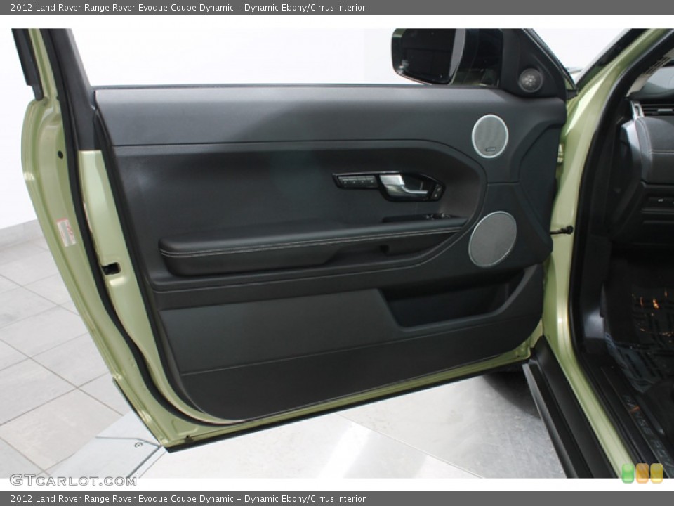 Dynamic Ebony/Cirrus Interior Door Panel for the 2012 Land Rover Range Rover Evoque Coupe Dynamic #78161239