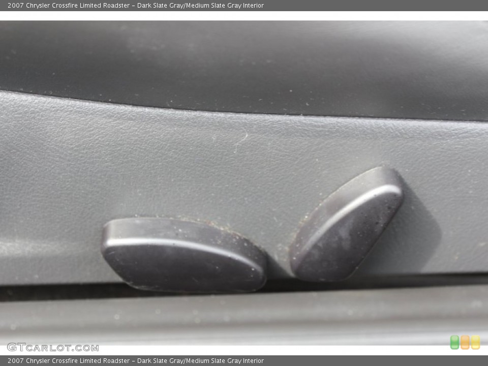 Dark Slate Gray/Medium Slate Gray Interior Controls for the 2007 Chrysler Crossfire Limited Roadster #78161772