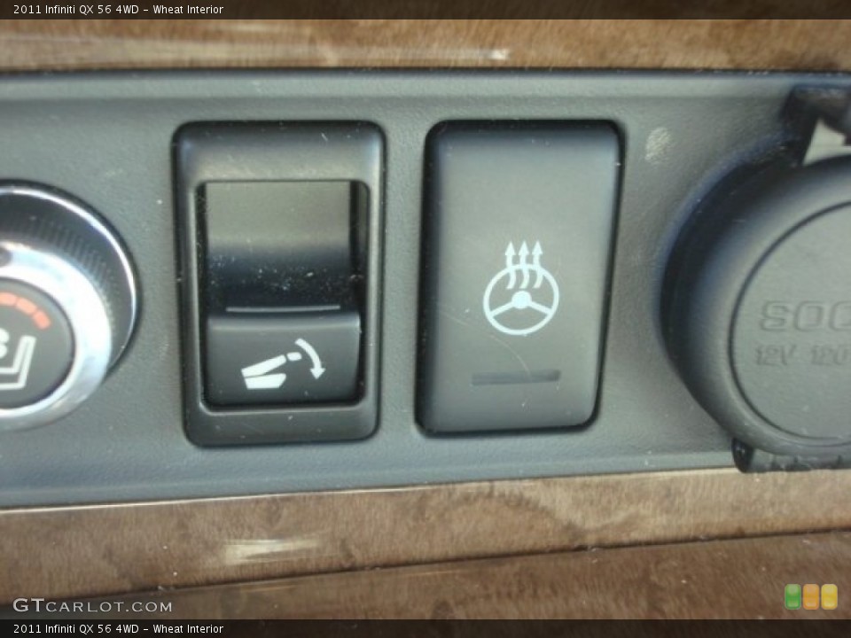Wheat Interior Controls for the 2011 Infiniti QX 56 4WD #78161785