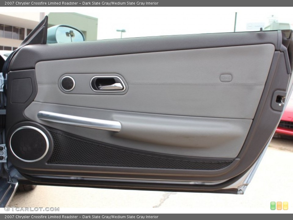 Dark Slate Gray/Medium Slate Gray Interior Door Panel for the 2007 Chrysler Crossfire Limited Roadster #78161790