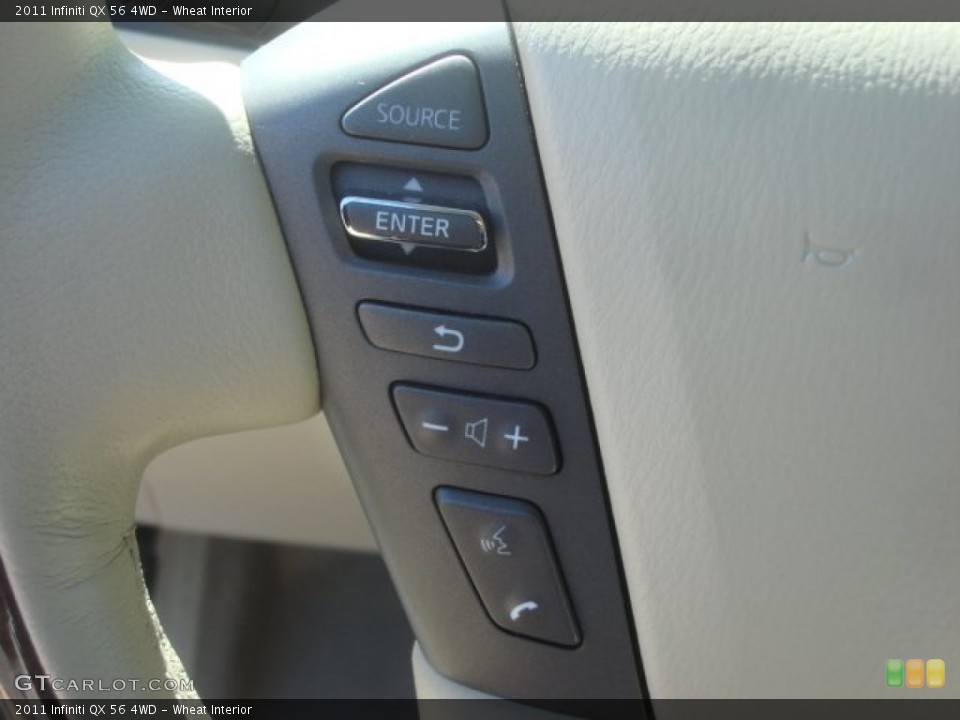 Wheat Interior Controls for the 2011 Infiniti QX 56 4WD #78161889