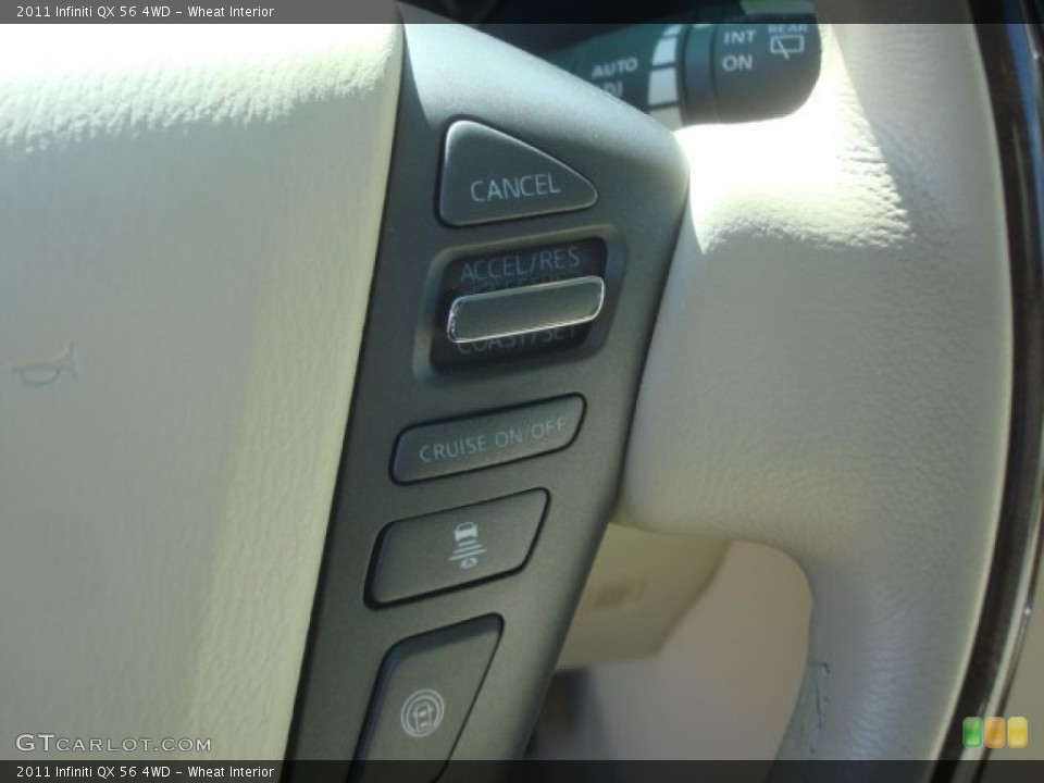 Wheat Interior Controls for the 2011 Infiniti QX 56 4WD #78161907