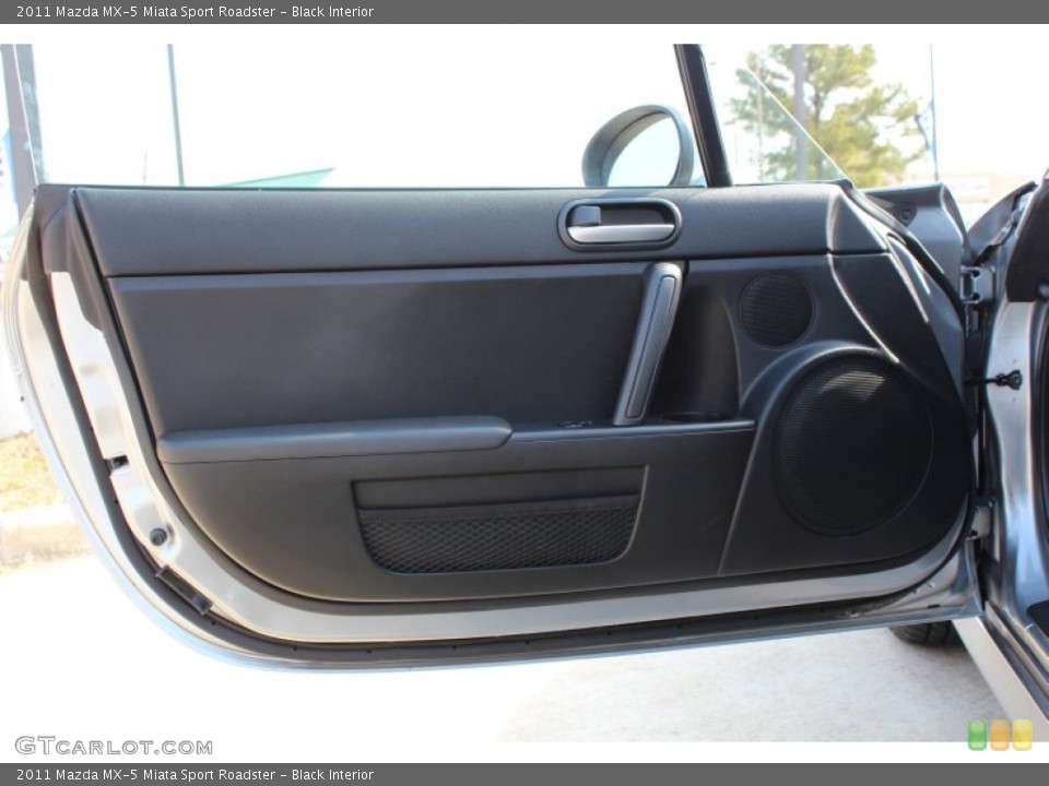 Black Interior Door Panel for the 2011 Mazda MX-5 Miata Sport Roadster #78165214
