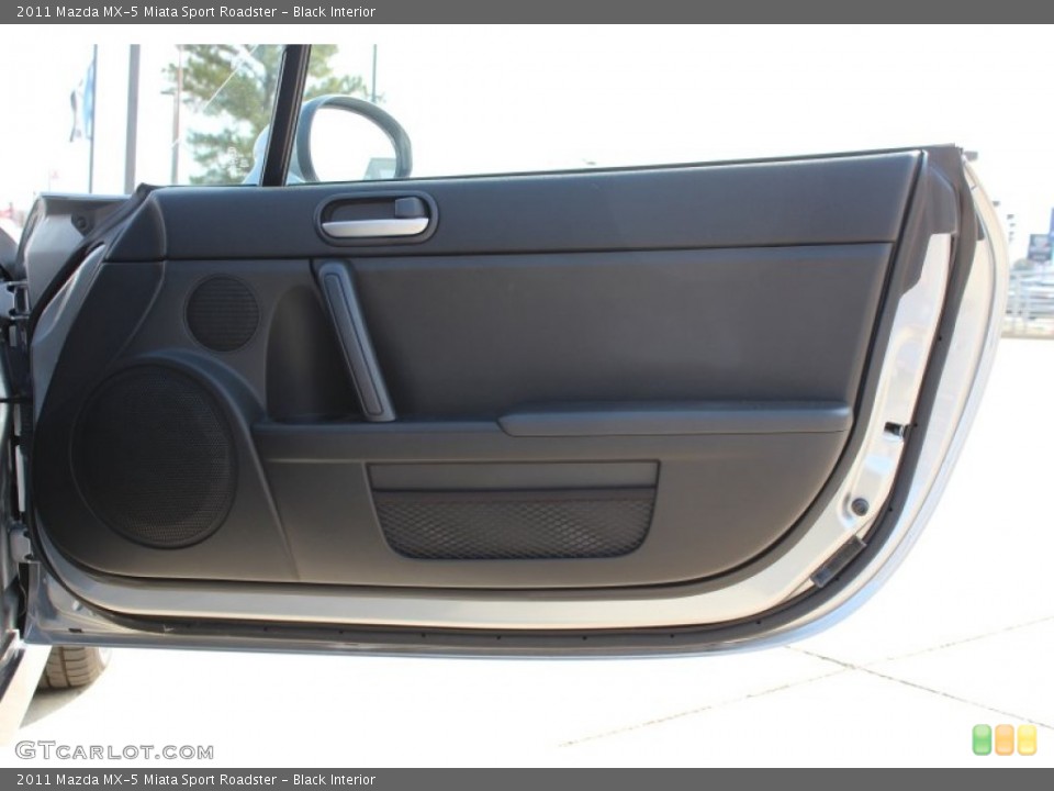 Black Interior Door Panel for the 2011 Mazda MX-5 Miata Sport Roadster #78165258