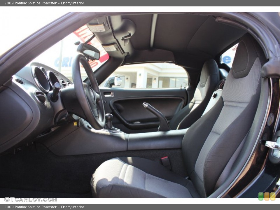 Ebony Interior Photo for the 2009 Pontiac Solstice Roadster #78165840