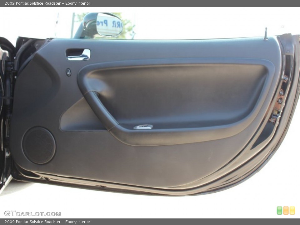Ebony Interior Door Panel for the 2009 Pontiac Solstice Roadster #78165856