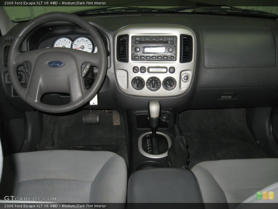 Medium/Dark Flint Interior Dashboard for the 2006 Ford Escape XLT V6 4WD #78166277