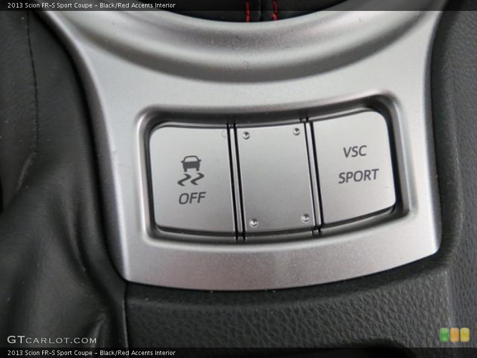 Black/Red Accents Interior Controls for the 2013 Scion FR-S Sport Coupe #78166482