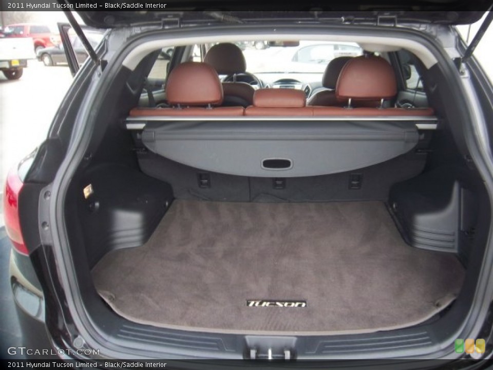 Black/Saddle Interior Trunk for the 2011 Hyundai Tucson Limited #78166746