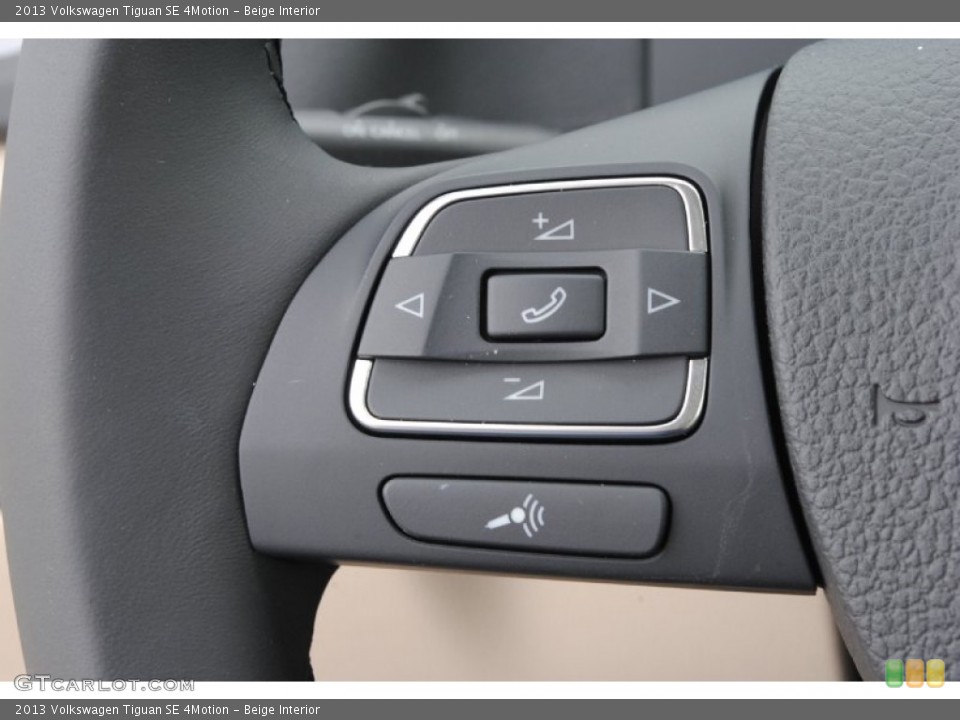 Beige Interior Controls for the 2013 Volkswagen Tiguan SE 4Motion #78169464