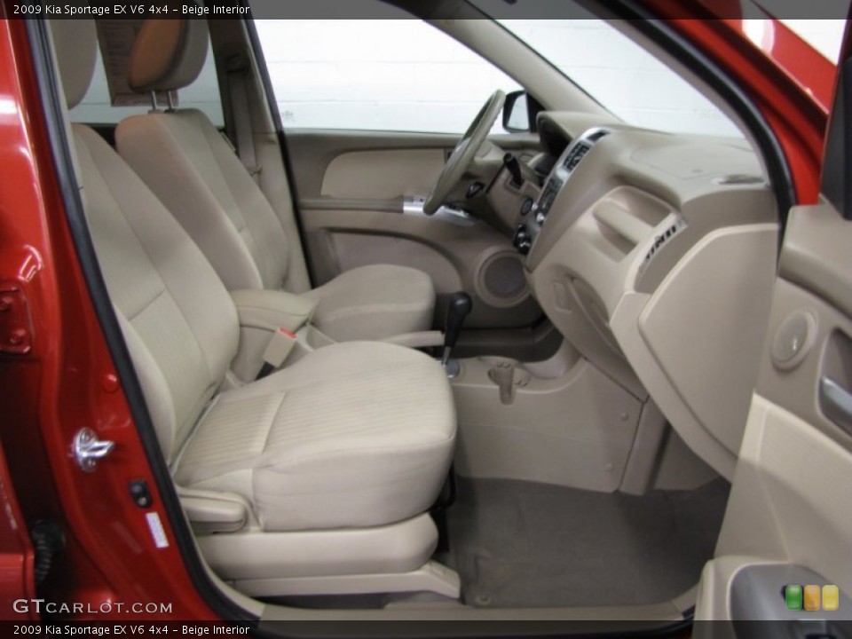 Beige Interior Photo for the 2009 Kia Sportage EX V6 4x4 #78169600