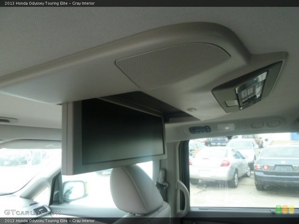 Gray Interior Entertainment System for the 2013 Honda Odyssey Touring Elite #78170469