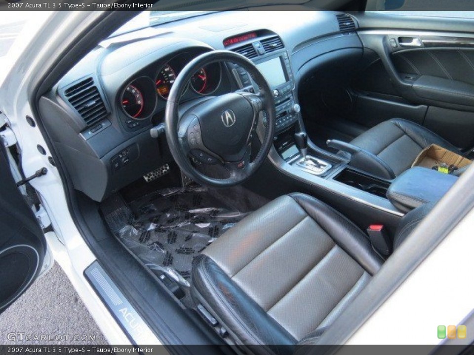Taupe/Ebony 2007 Acura TL Interiors