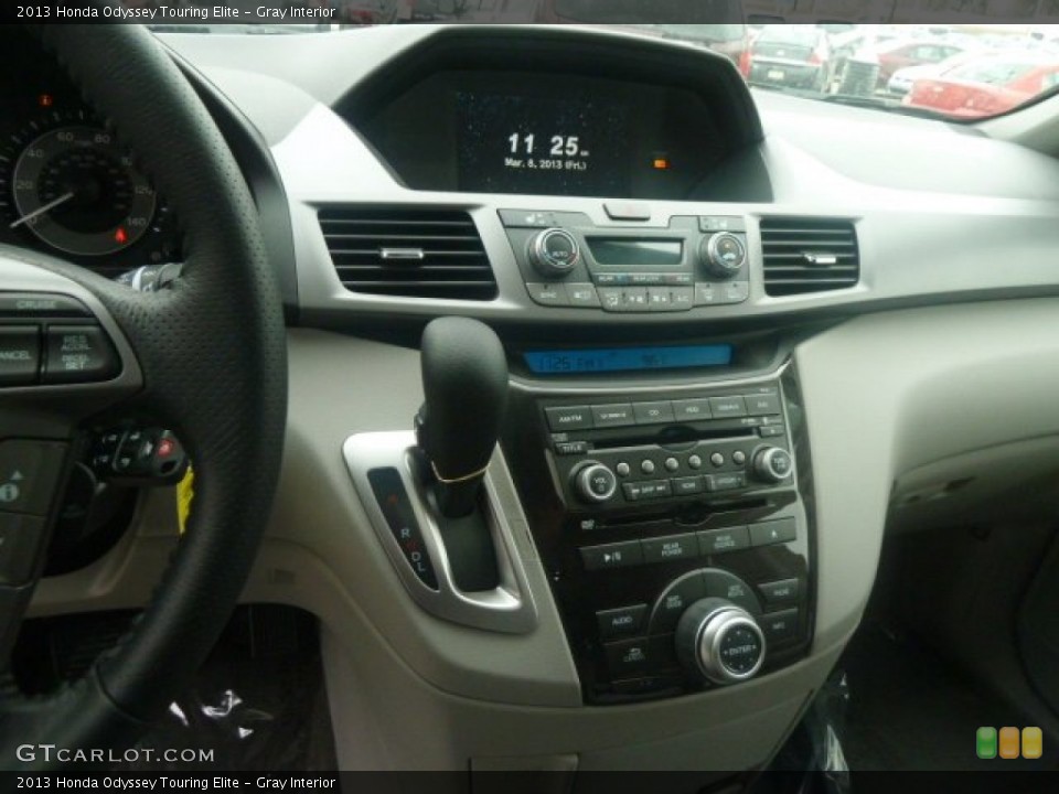 Gray Interior Controls for the 2013 Honda Odyssey Touring Elite #78170559