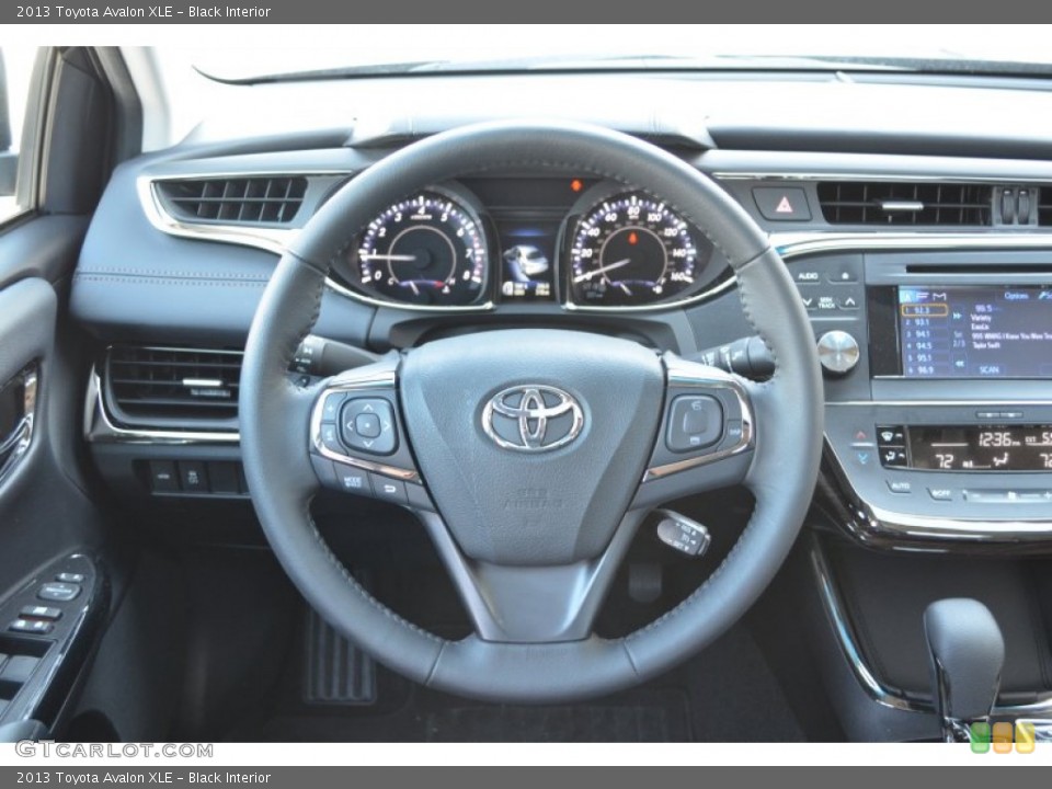 Black Interior Steering Wheel for the 2013 Toyota Avalon XLE #78170691