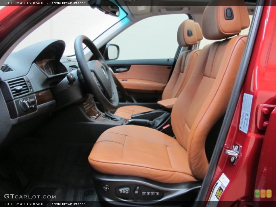 Saddle Brown Interior Front Seat for the 2010 BMW X3 xDrive30i #78171084