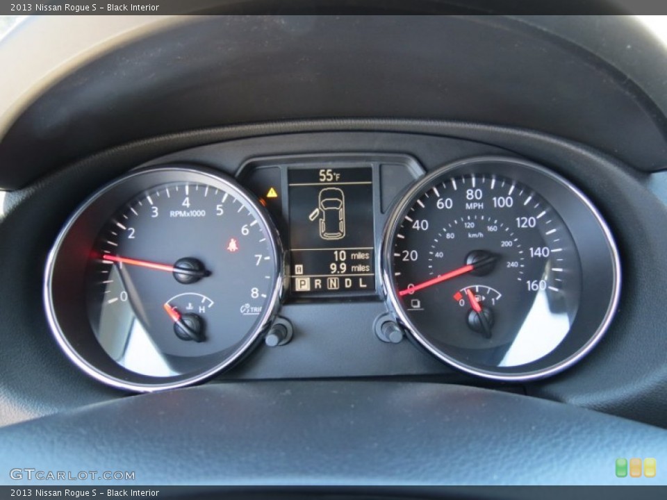 Black Interior Gauges for the 2013 Nissan Rogue S #78171894