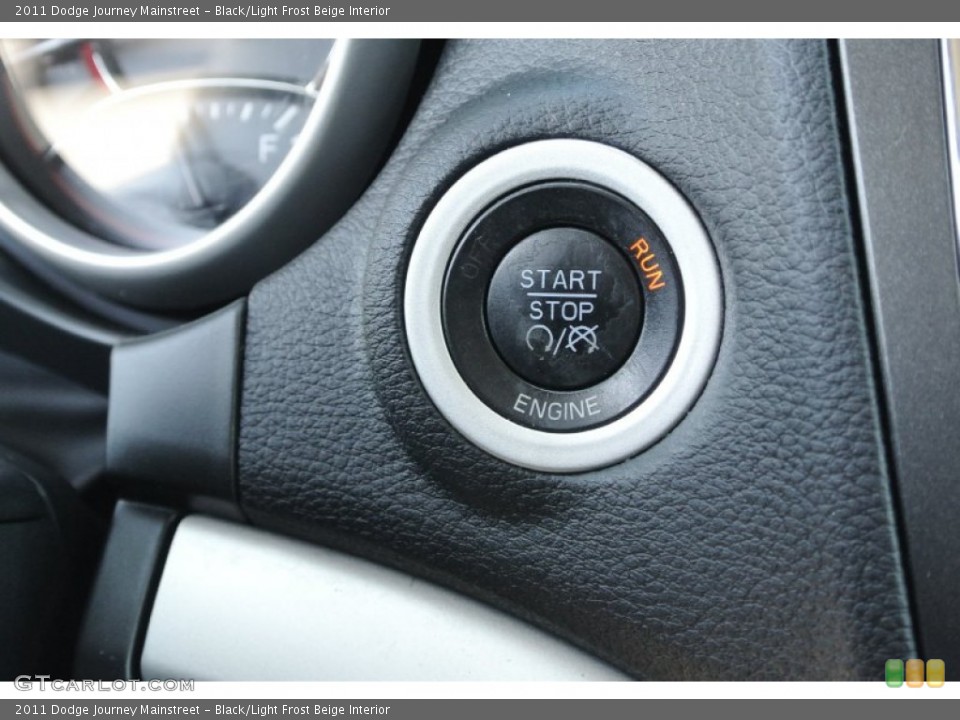 Black/Light Frost Beige Interior Controls for the 2011 Dodge Journey Mainstreet #78174410