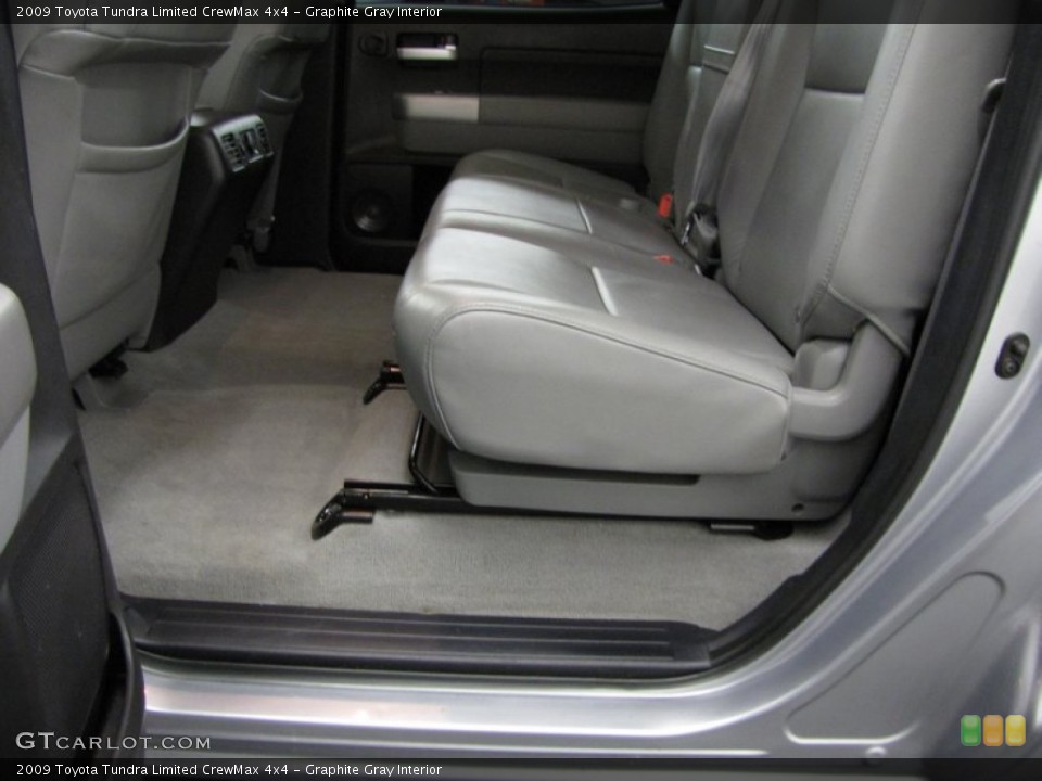 Graphite Gray Interior Rear Seat for the 2009 Toyota Tundra Limited CrewMax 4x4 #78175211