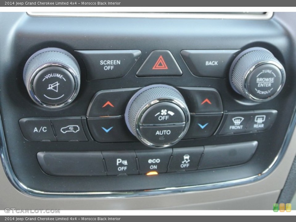 Morocco Black Interior Controls for the 2014 Jeep Grand Cherokee Limited 4x4 #78175728