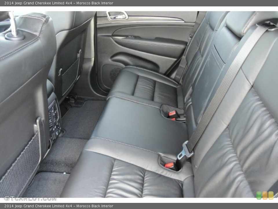 Morocco Black Interior Rear Seat for the 2014 Jeep Grand Cherokee Limited 4x4 #78175854