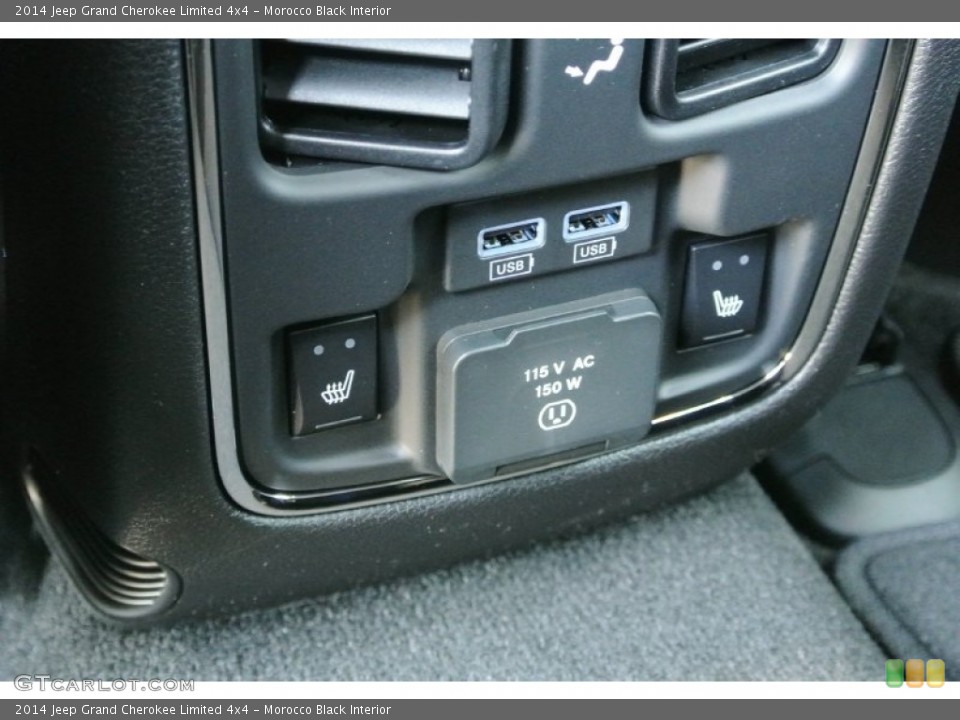 Morocco Black Interior Controls for the 2014 Jeep Grand Cherokee Limited 4x4 #78175866