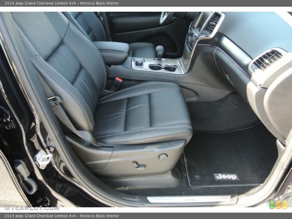 Morocco Black Interior Front Seat for the 2014 Jeep Grand Cherokee Limited 4x4 #78175911