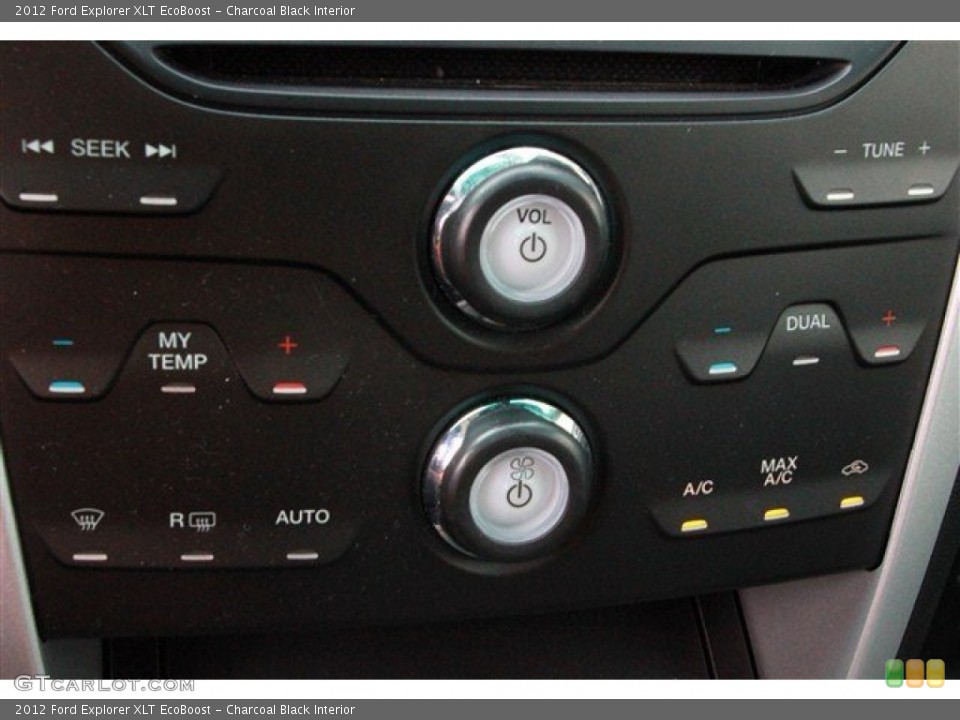 Charcoal Black Interior Controls for the 2012 Ford Explorer XLT EcoBoost #78176716