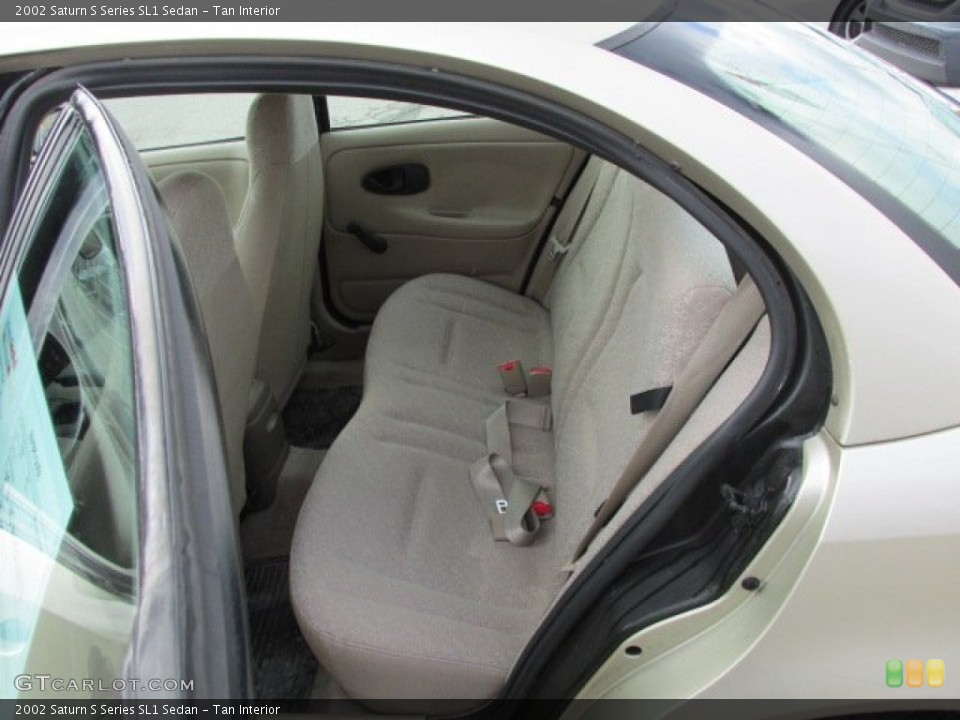 Tan Interior Rear Seat for the 2002 Saturn S Series SL1 Sedan #78177084